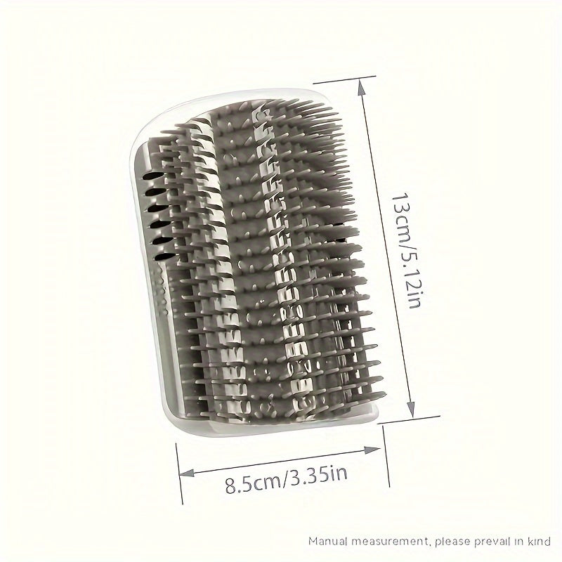 Tickling Comb Pet Brush: Pamper Your Cat Soft Wall Corner Massager Pet Toy Removable Cat Corner Rubbing Brush, Pet Hair Removal Massage Comb Pet Supplies