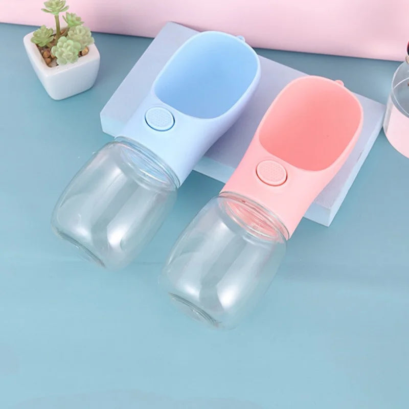 1PC Pet Supplies Portable Dog Water Bottle  Leak-proof pet drinking bottle with bowl, suitable for travel and outdoor activities