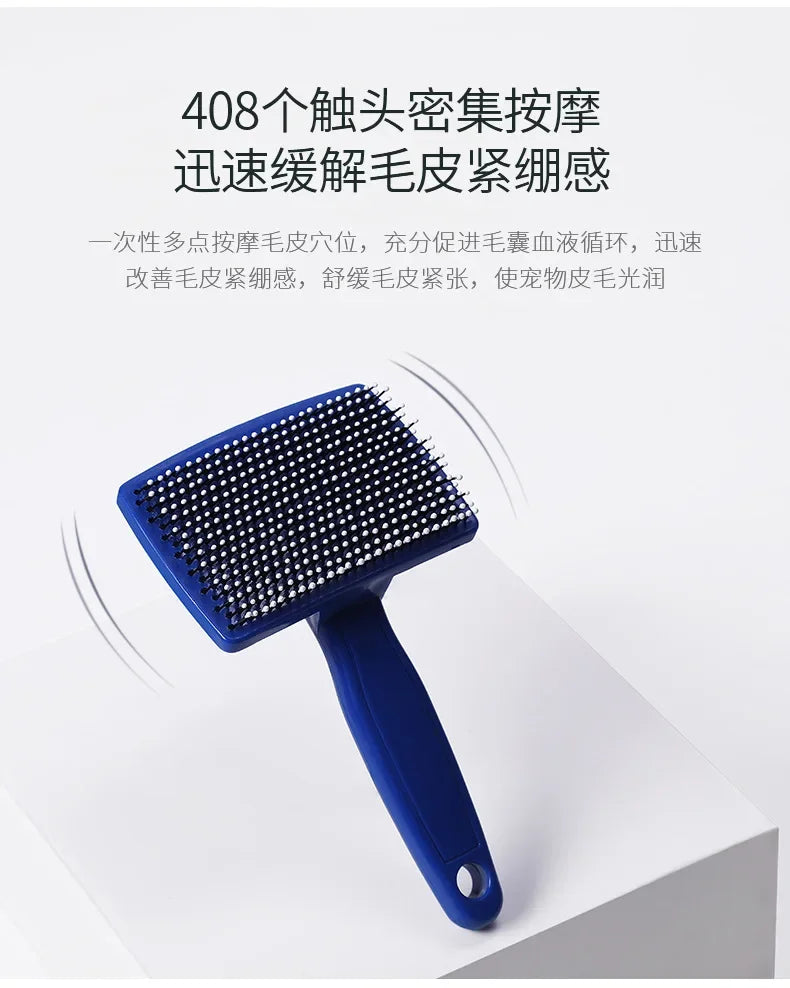 Pet Grooming Dog Supplies, Pet Hair Remover Brush, Cats Fur Cleaning, Stainless Non - Slip, Flea Chihuahua, Needle Combs Massage